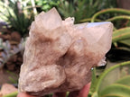 Natural Smokey Phantom Quartz Clusters x 2 From Luena, Congo - Toprock Gemstones and Minerals 