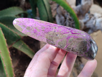 Polished Stichtite Standing Free Forms x 3 From Barberton, South Africa - Toprock Gemstones and Minerals 