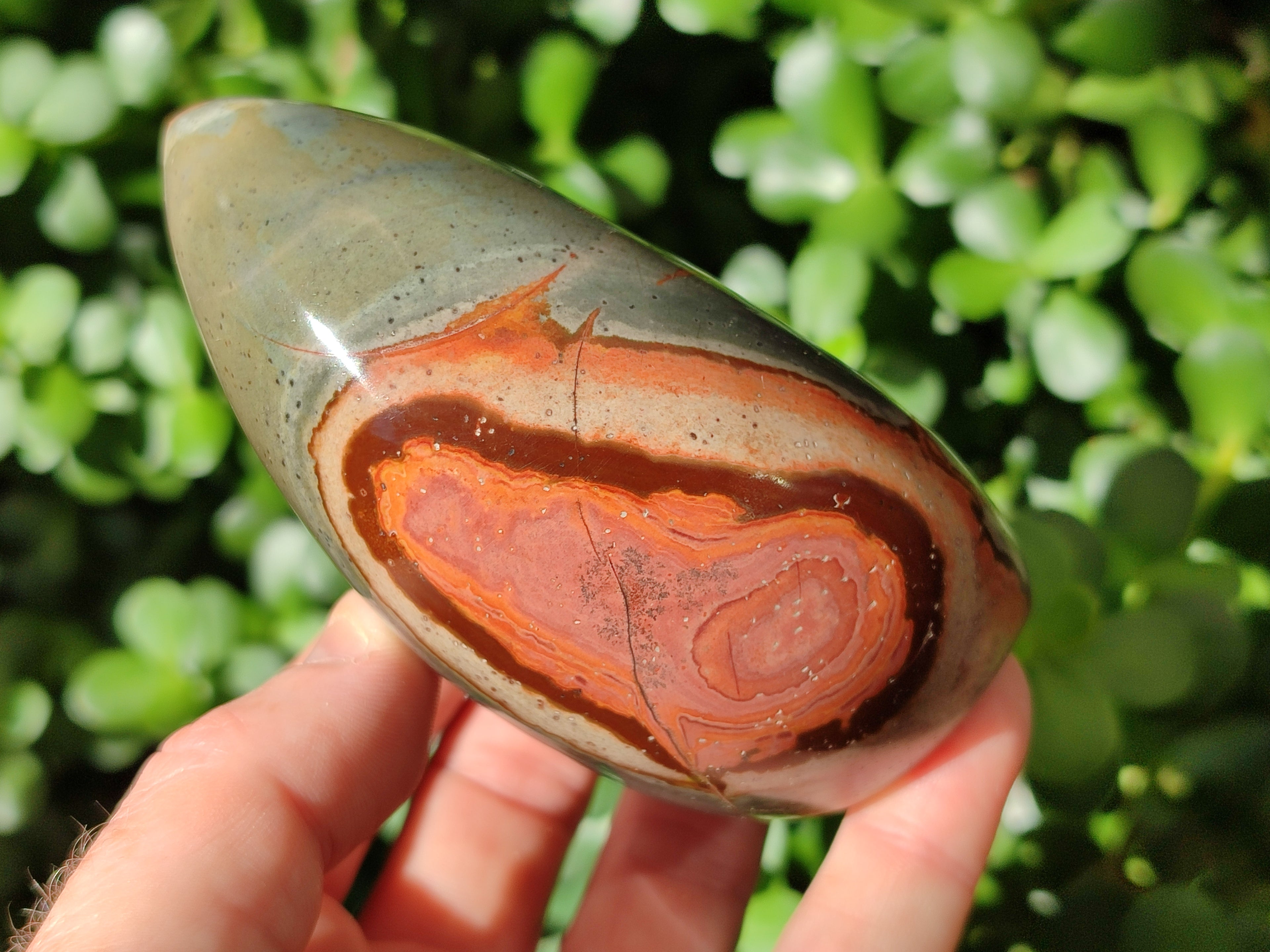 Polished Polychrome Jasper Standing Free Forms x 4 From Mahajanga, Madagascar - Toprock Gemstones and Minerals 