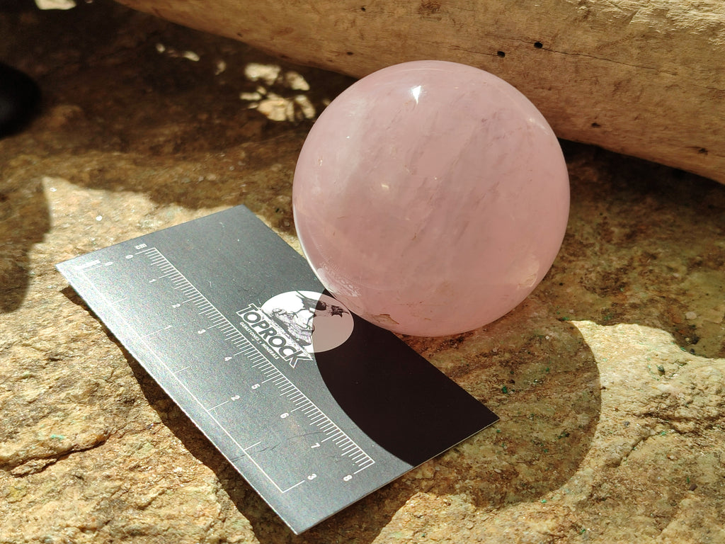 Polished Rose Quartz Spheres x 6 From Ambatondrazaka, Madagascar - Toprock Gemstones and Minerals 