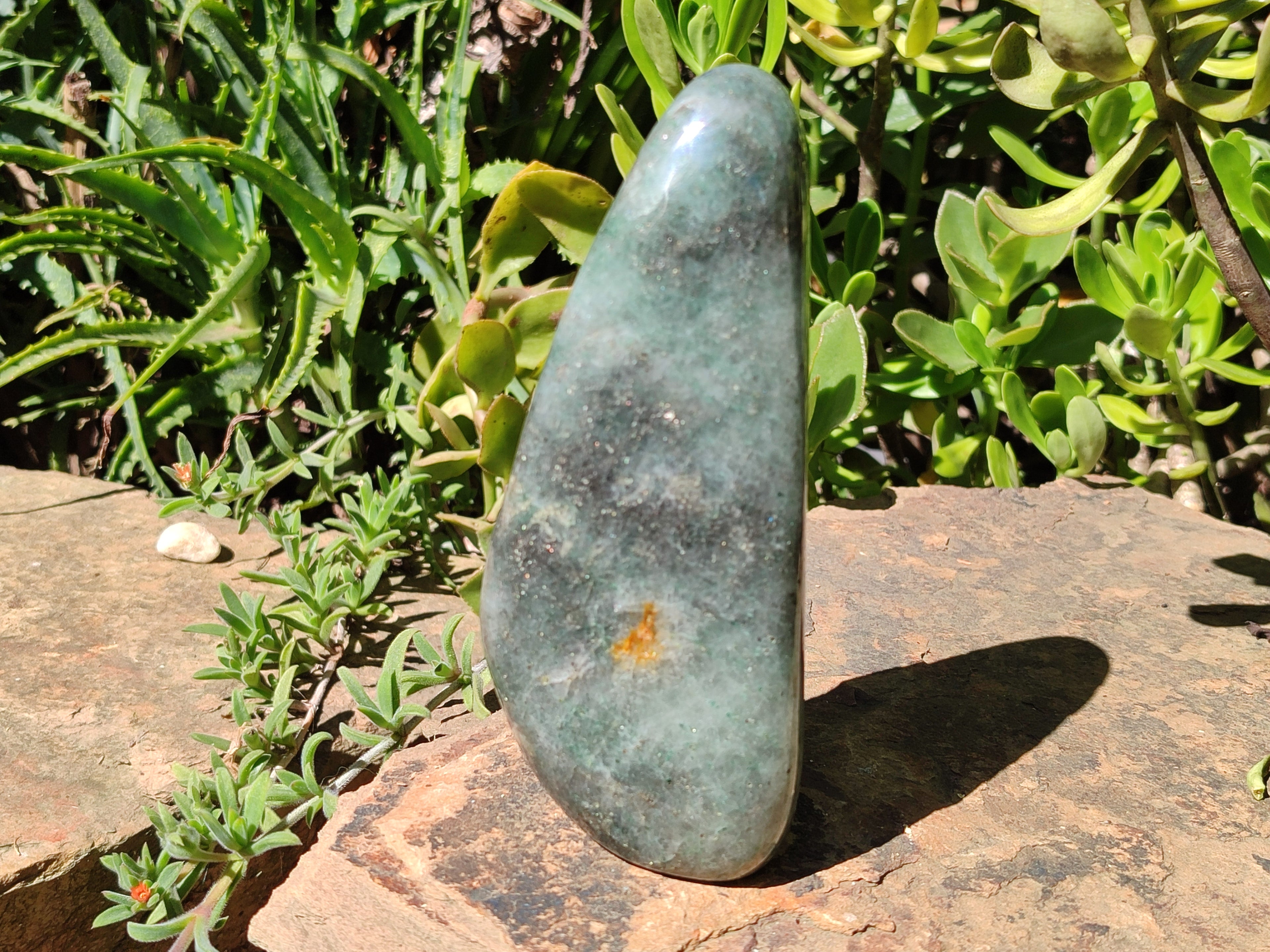 Polished Fuchsite Standing Free Forms x 2 From Madagascar - Toprock Gemstones and Minerals 