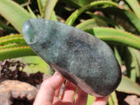 Polished Fuchsite Standing Free Forms x 2 From Madagascar - Toprock Gemstones and Minerals 