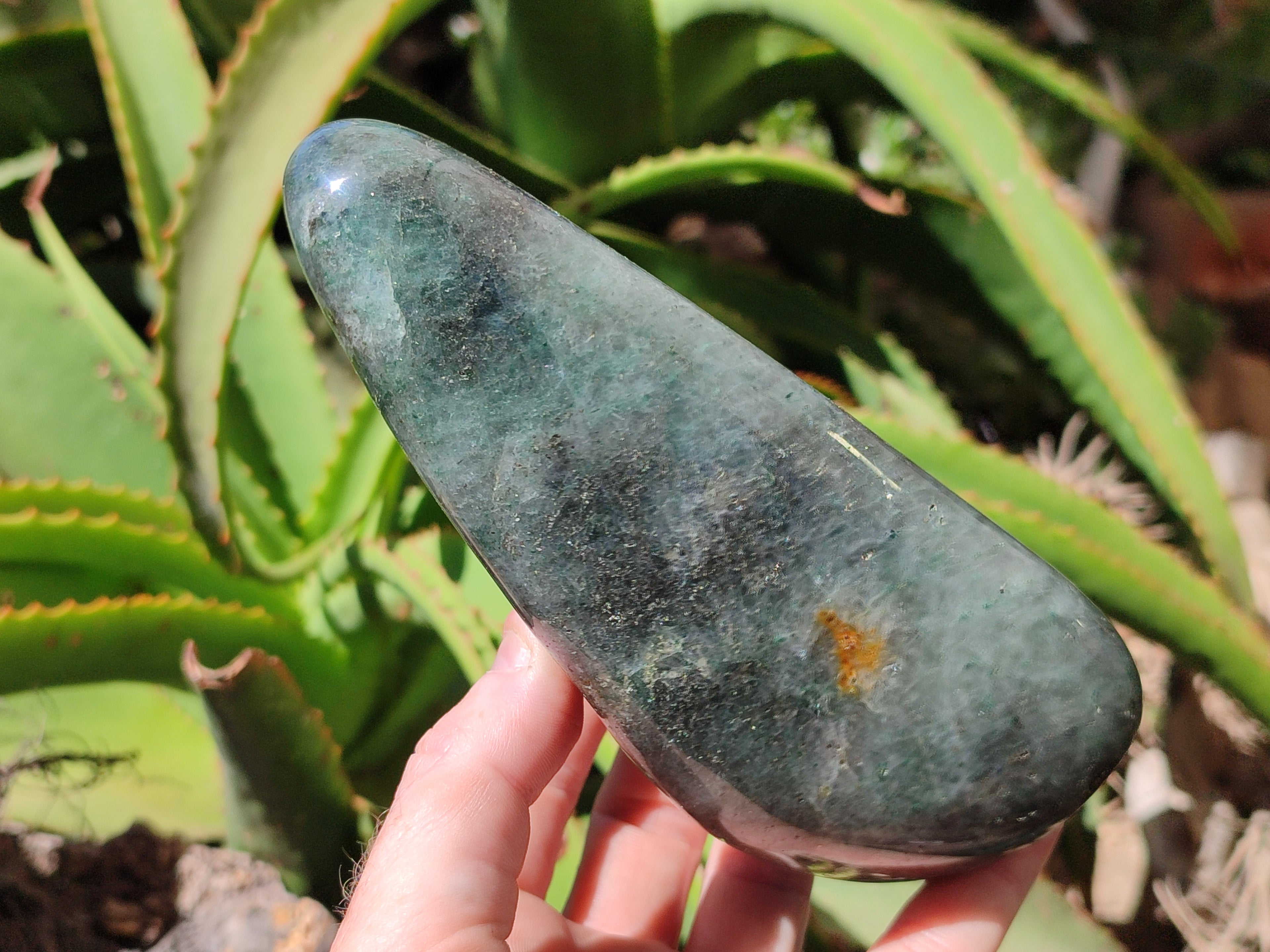 Polished Fuchsite Standing Free Forms x 2 From Madagascar - Toprock Gemstones and Minerals 