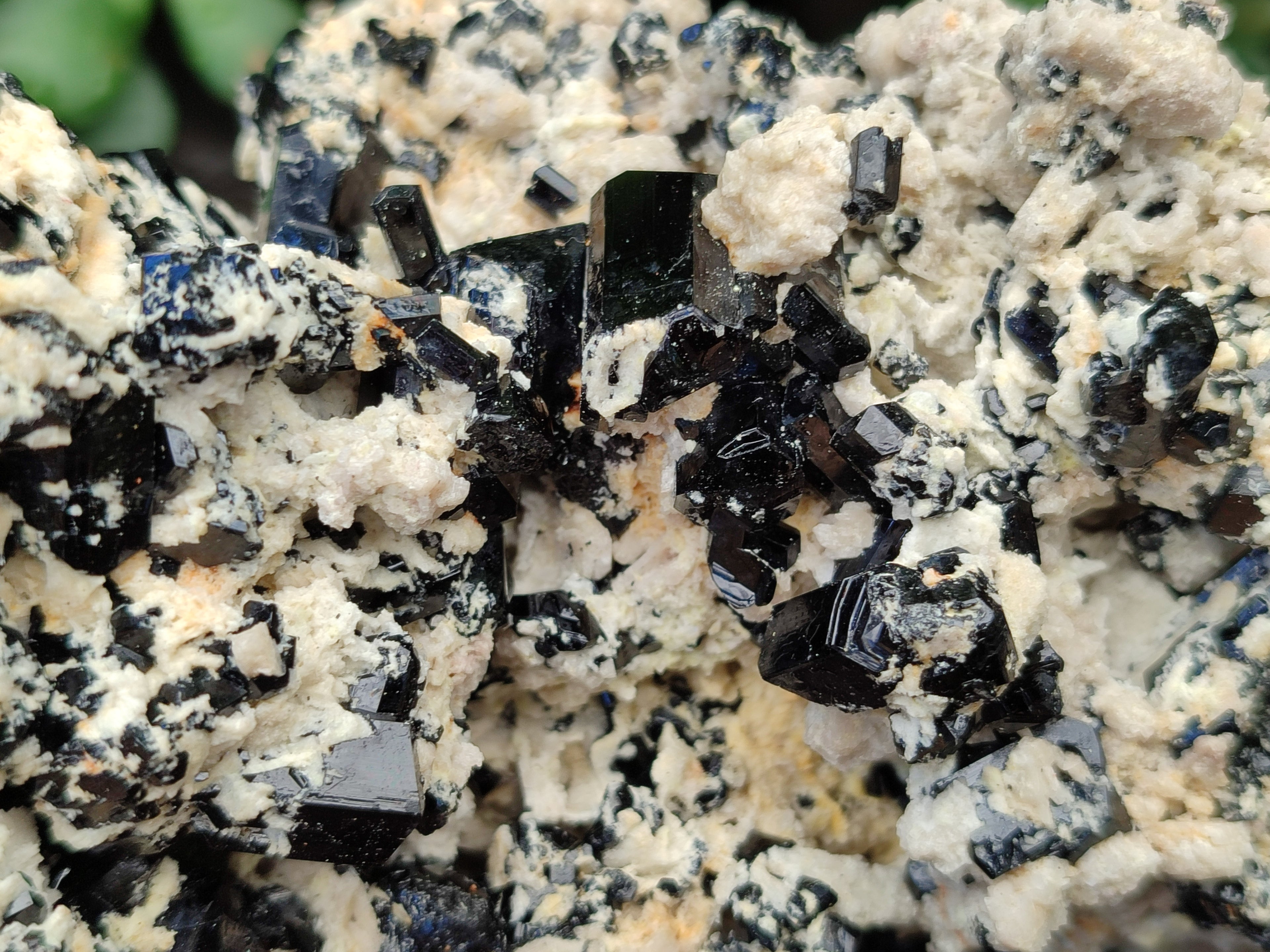 Natural Schorl Black Tourmaline Specimens x 2 From Erongo, Namibia - Toprock Gemstones and Minerals 