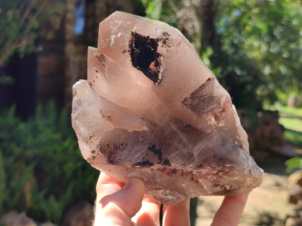 Natural Smokey Quartz Crystal Specimens x 2 From Malawi - Toprock Gemstones and Minerals 