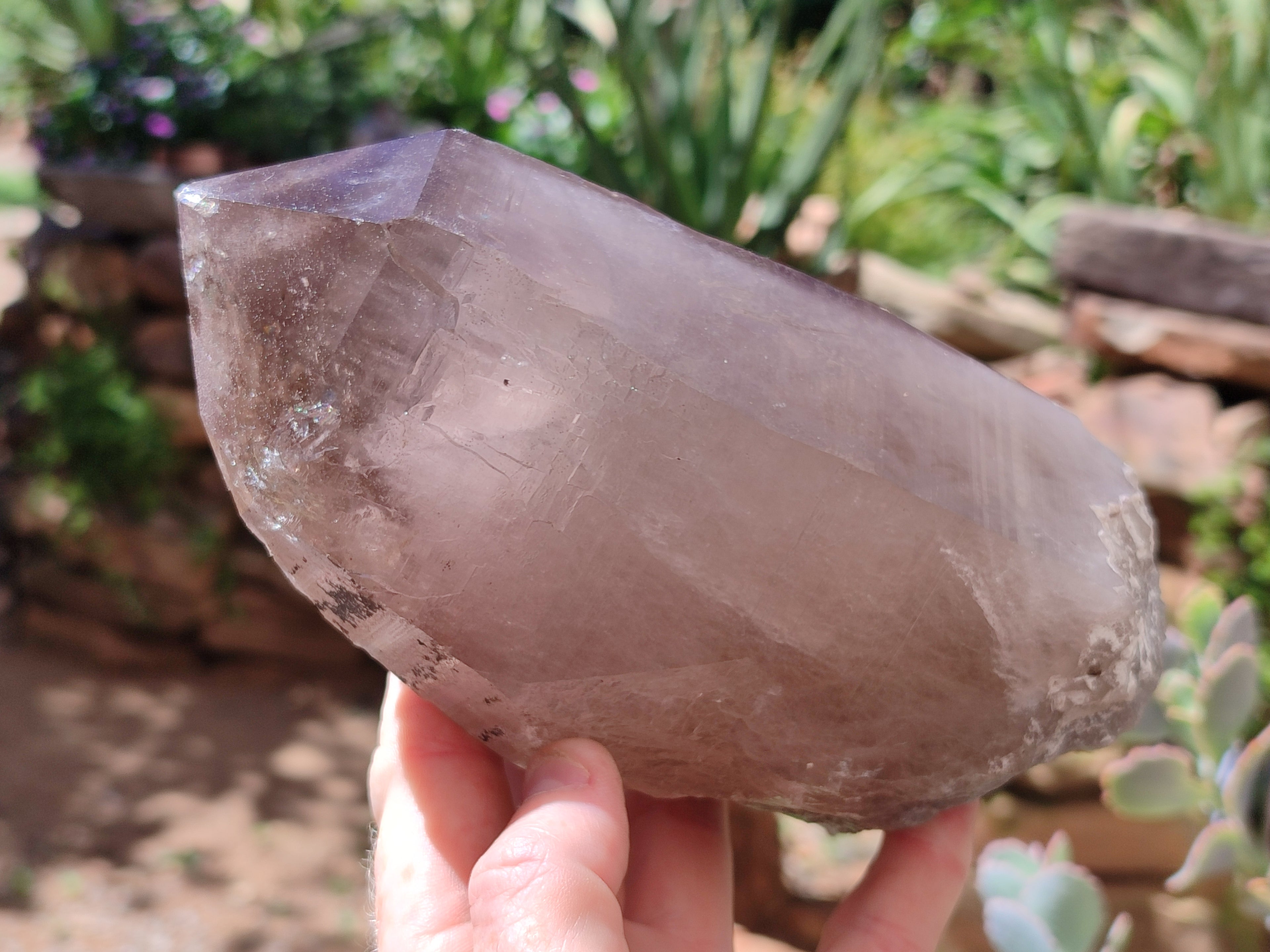 Natural Smokey Quartz Crystal Specimens x 2 From Malawi - Toprock Gemstones and Minerals 