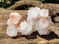 Natural Cactus Spirit Quartz Clusters x 12 From Boekenhouthoek, South Africa