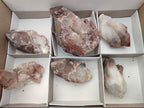 Natural Red Hematoid Quartz Clusters x 6 From Karoi, Zimbabwe - Toprock Gemstones and Minerals 