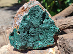 Natural Botryoidal Malachite Specimens x 2 From Congo - Toprock Gemstones and Minerals 