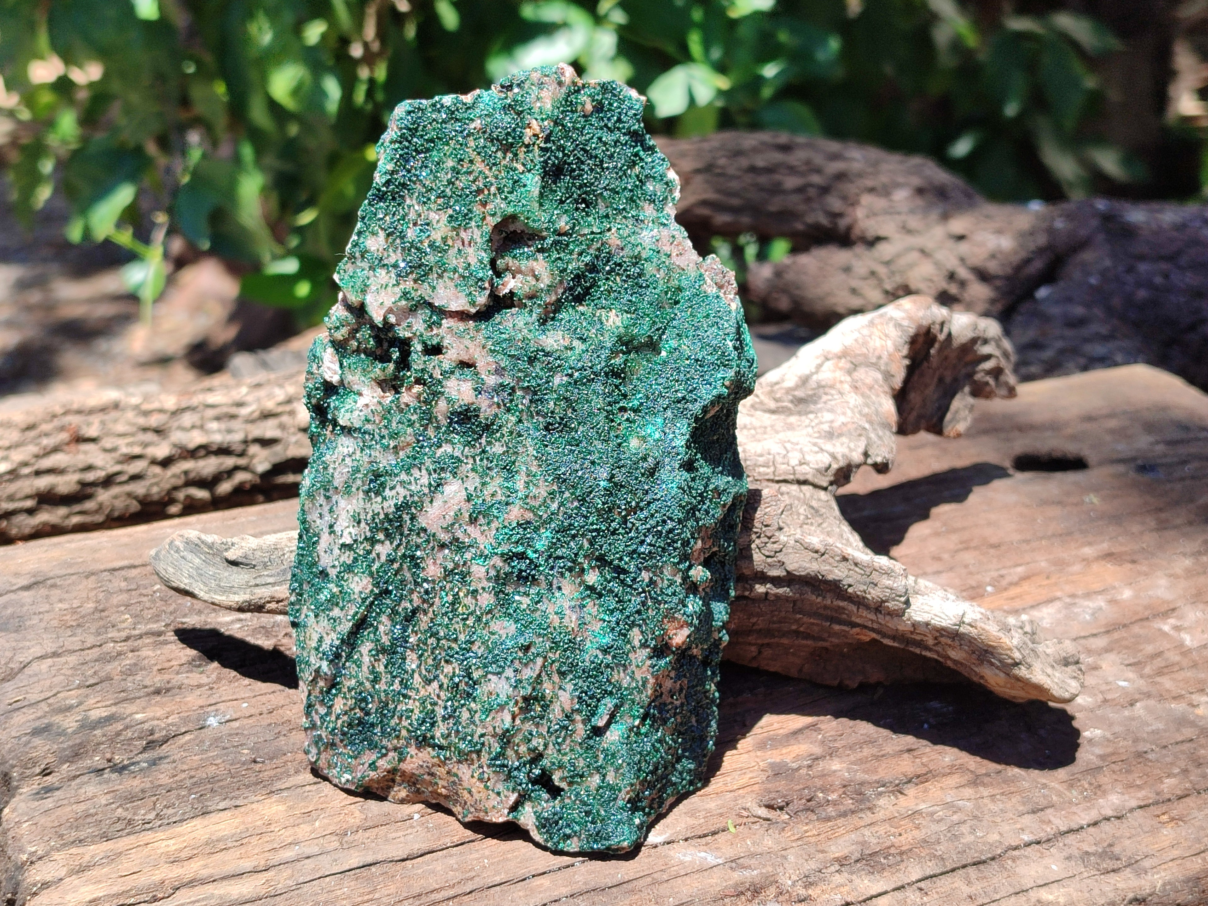 Natural Botryoidal Malachite Specimens x 2 From Congo - Toprock Gemstones and Minerals 