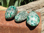 Polished Rare Emerald Mica In Matrix Free Forms x 6 From Mutoko, Zimbabwe - Toprock Gemstones and Minerals 