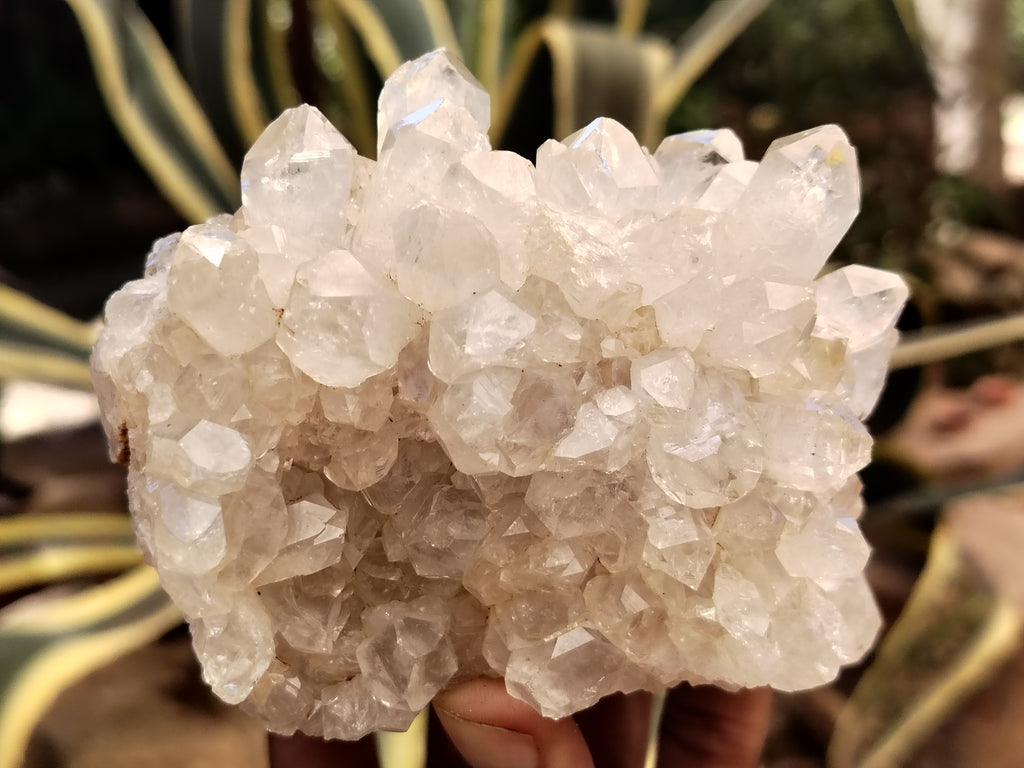 Natural Limonite Quartz Clusters x 4 From Solwezi, Zambia - Toprock Gemstones and Minerals 