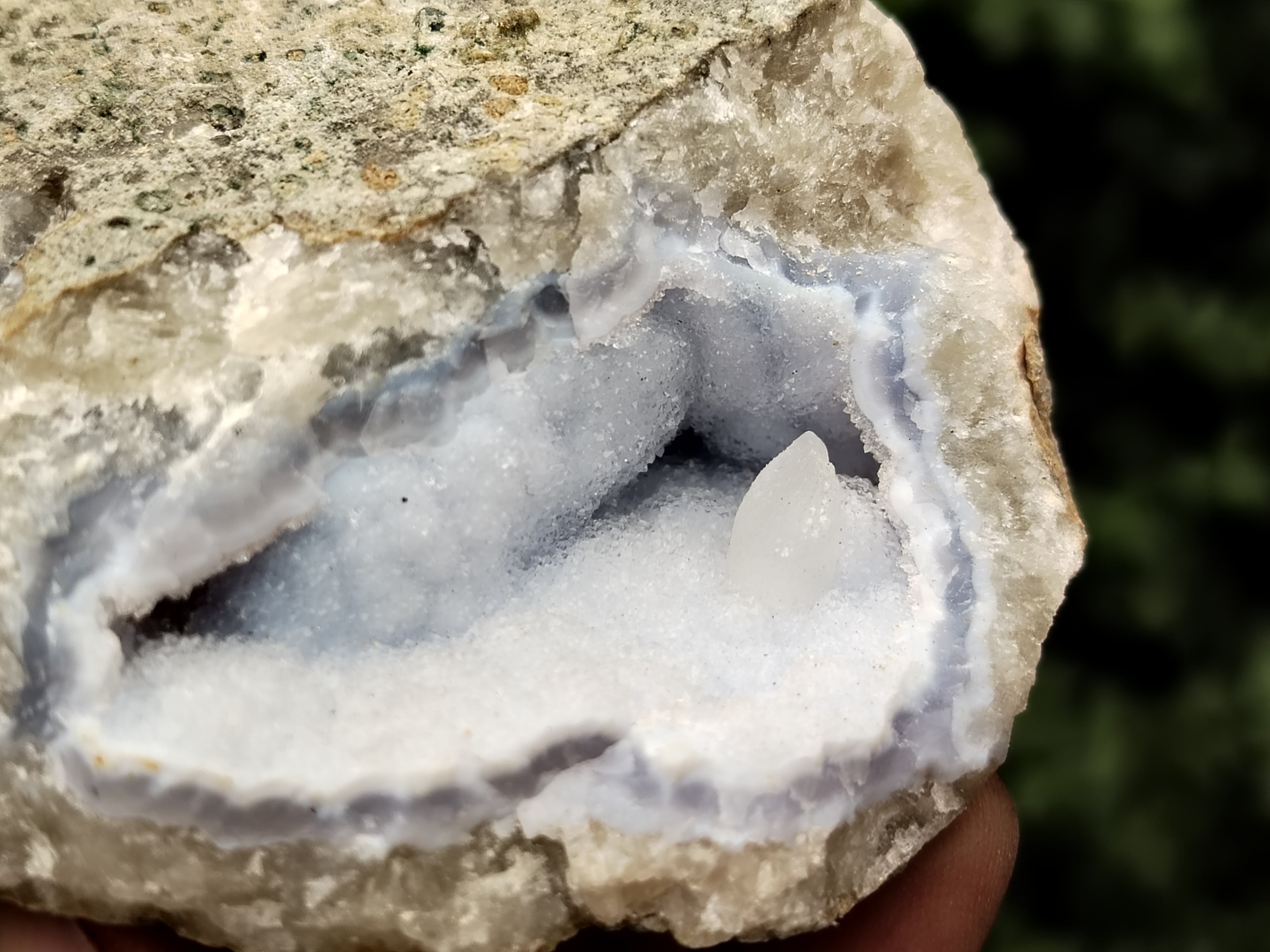 Natural Blue Lace Agate Geode Specimens x 24 From Malawi - Toprock Gemstones and Minerals 