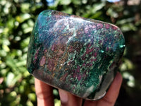 Polished Ruby Corundum In Chrome Verdite Free Forms x 3 From Zimbabwe - Toprock Gemstones and Minerals 