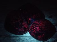 Polished Ruby Corundum In Chrome Verdite Free Forms x 3 From Zimbabwe - Toprock Gemstones and Minerals 