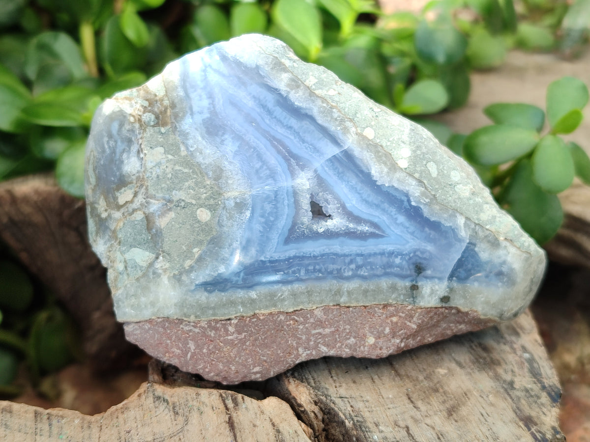 Natural Blue Lace Agate Geode Specimens x 6 From Nsanje, Malawi - Toprock Gemstones and Minerals 