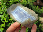 Natural Blue Lace Agate Geode Specimens x 6 From Nsanje, Malawi - Toprock Gemstones and Minerals 