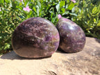 Polished Lepidolite Standing Free Forms x 2 From Zimbabwe - Toprock Gemstones and Minerals 