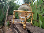 Polished Lead Glass World Globe - Sold Per Item - From China - Toprock Gemstones and Minerals 