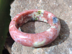 Polished Pink Feldspar Napkin Rings - Sold Per Item - From Australia - Toprock Gemstones and Minerals 
