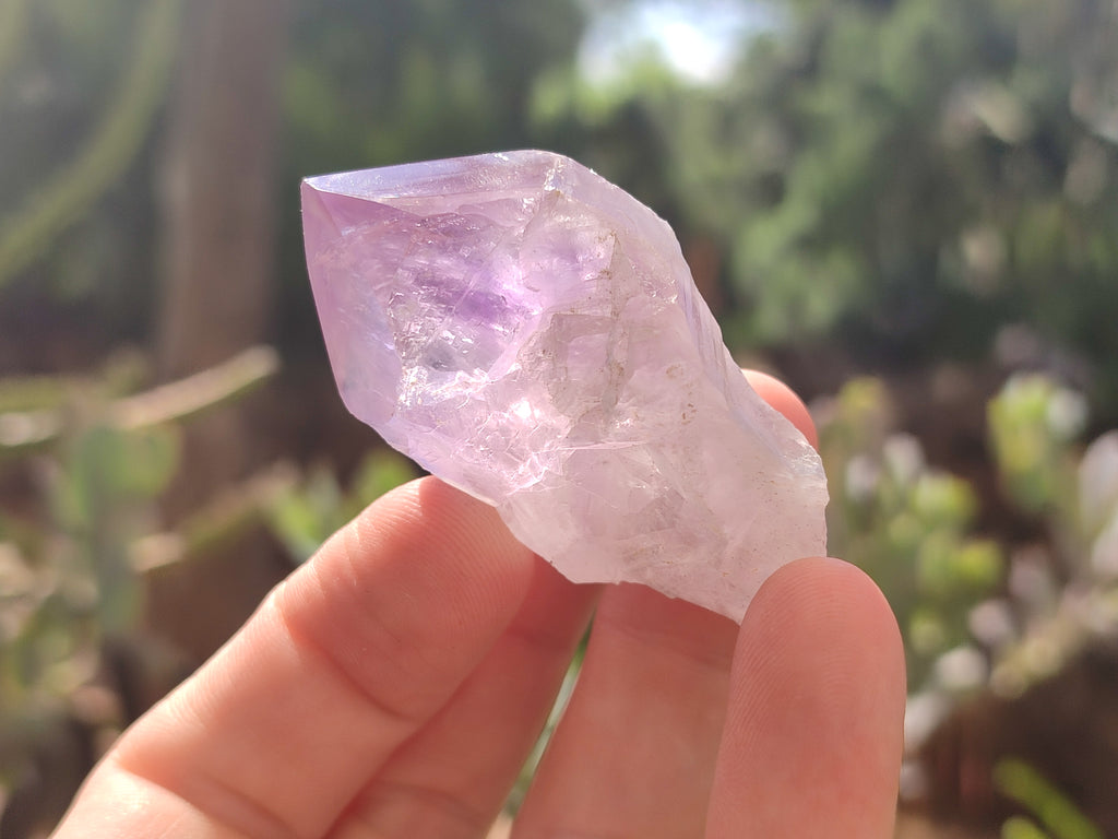 Natural Jacaranda Amethyst Quartz Crystals x 12 from Mumbwa, Zambia - Toprock Gemstones and Minerals 