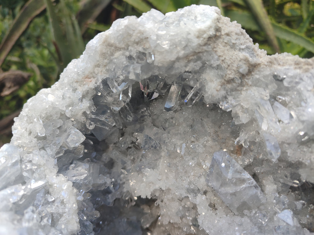 Natural Celestite Geode Specimen x 1 From Sakoany, Madagascar - Toprock Gemstones and Minerals 