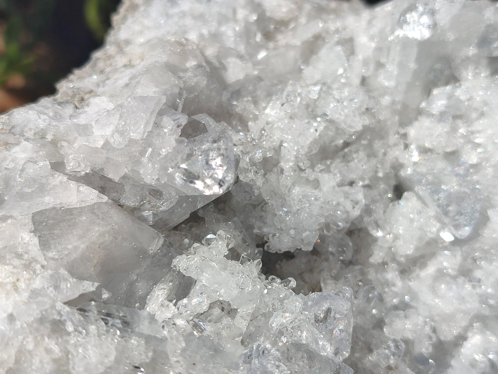 Natural Celestite Geode Specimen x 1 From Sakoany, Madagascar - Toprock Gemstones and Minerals 