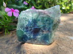 Polished On One Side Watermelon Fluorite x 6 From Uis, Namibia - Toprock Gemstones and Minerals 