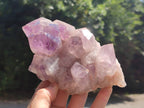 Natural Jacaranda Amethyst Quartz Clusters x 2 from Mumbwa, Zambia - Toprock Gemstones and Minerals 