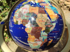Polished Mixed Gemstone World Globe -Sold Per Item- From China - Toprock Gemstones and Minerals 