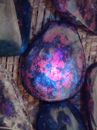Polished Ruby Corundum In Chrome Verdite Free Forms x 12 From Zimbabwe - Toprock Gemstones and Minerals 