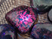 Polished Ruby Corundum In Chrome Verdite Free Forms x 12 From Zimbabwe - Toprock Gemstones and Minerals 