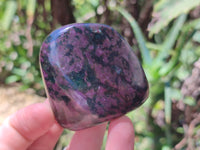 Polished Ruby Corundum In Chrome Verdite Free Forms x 12 From Zimbabwe - Toprock Gemstones and Minerals 