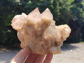 Natural Smokey Phantom Quartz Clusters x 2 From Luena, Congo - Toprock Gemstones and Minerals 