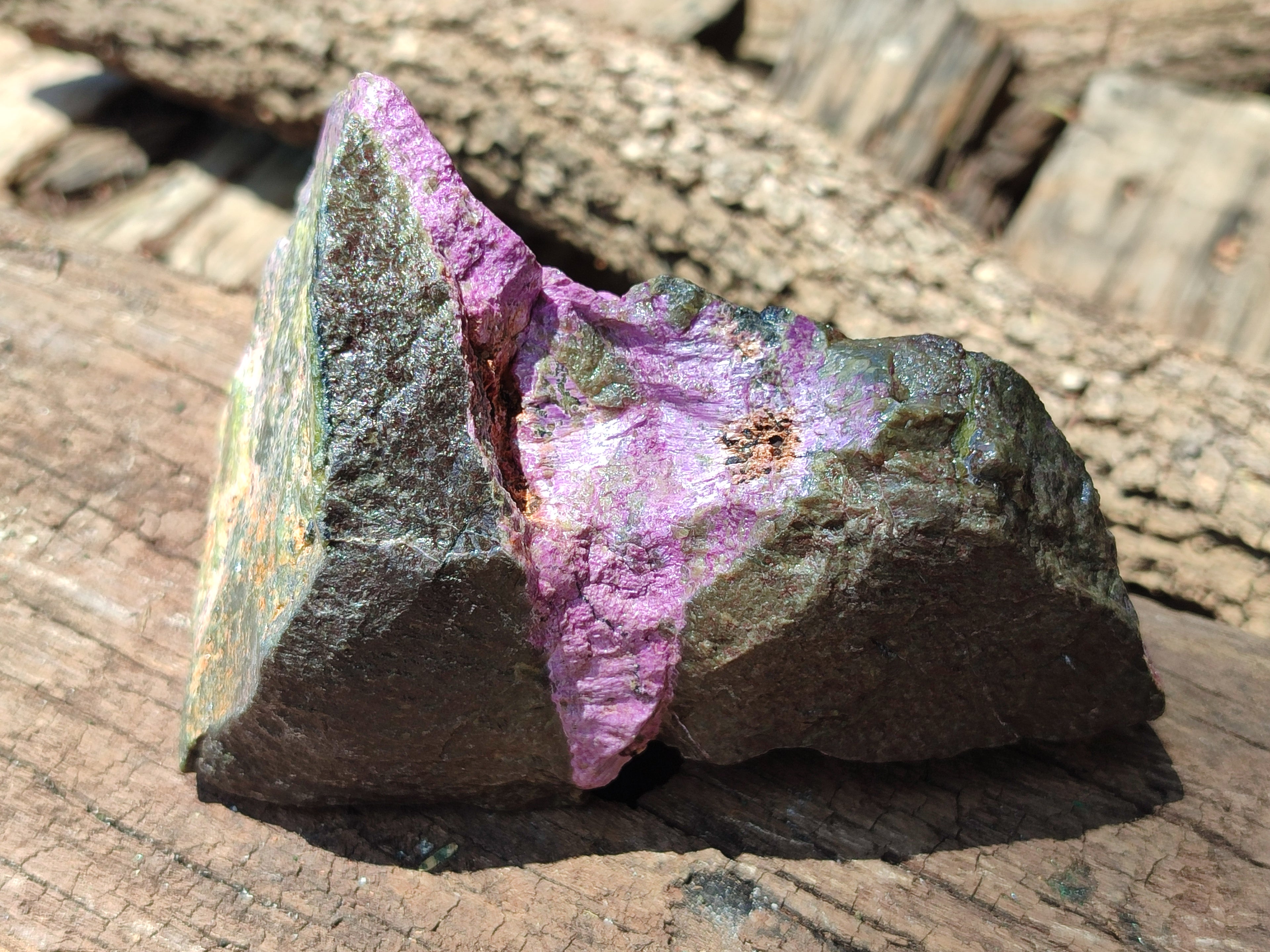 Natural Stichtite Cobbed Specimens x 4 From Barberton, South Africa - Toprock Gemstones and Minerals 