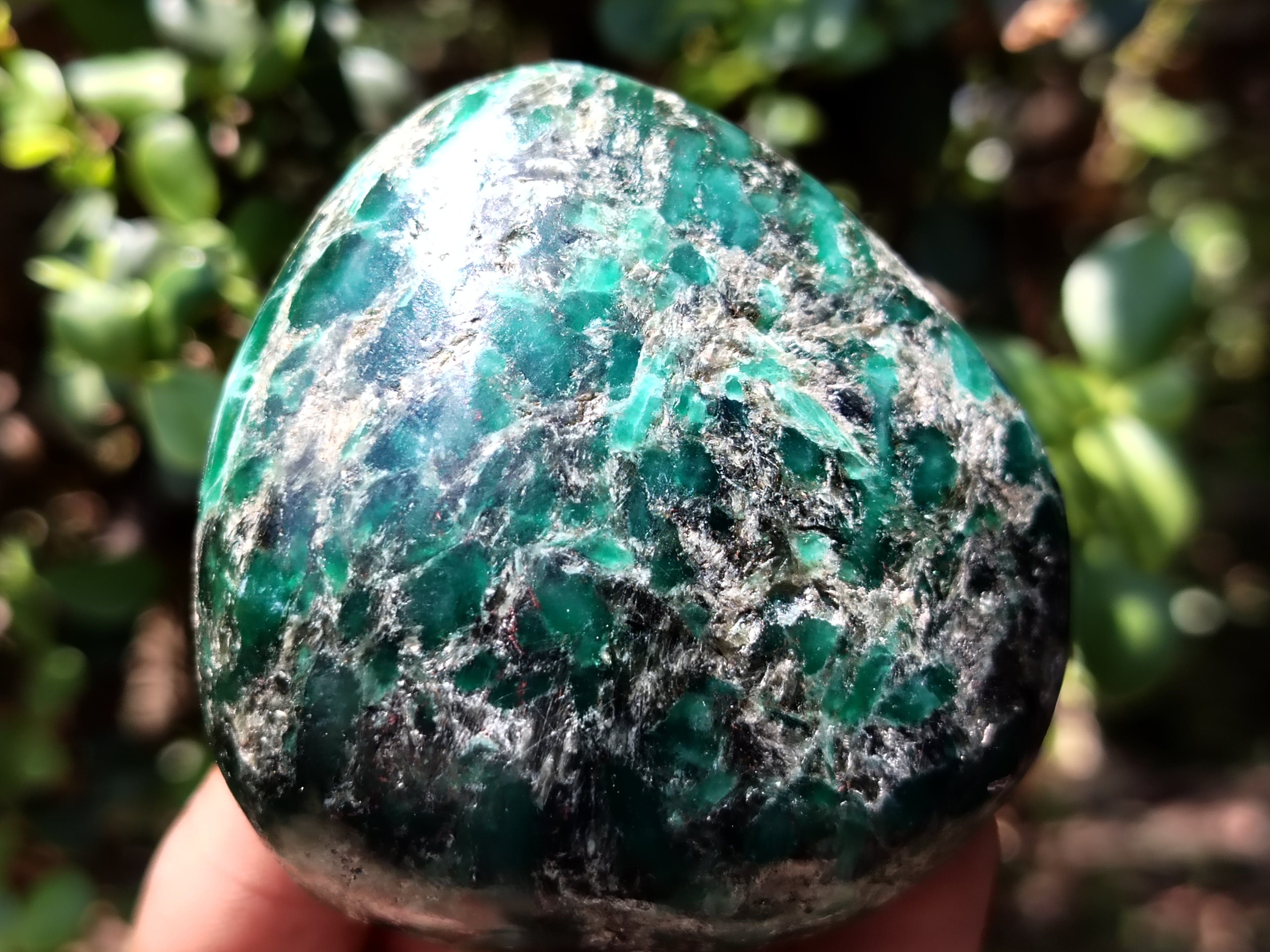 Polished Rare Emerald Mica In Matrix Free Forms x 6 From Mutoko, Zimbabwe - Toprock Gemstones and Minerals 