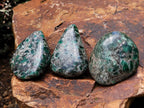 Polished Rare Emerald Mica In Matrix Free Forms x 12 From Mutoko, Zimbabwe - Toprock Gemstones and Minerals 