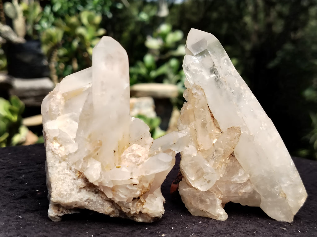 Natural Assortment Of Quartz Clusters x 14 From Madagascar - Toprock Gemstones and Minerals 