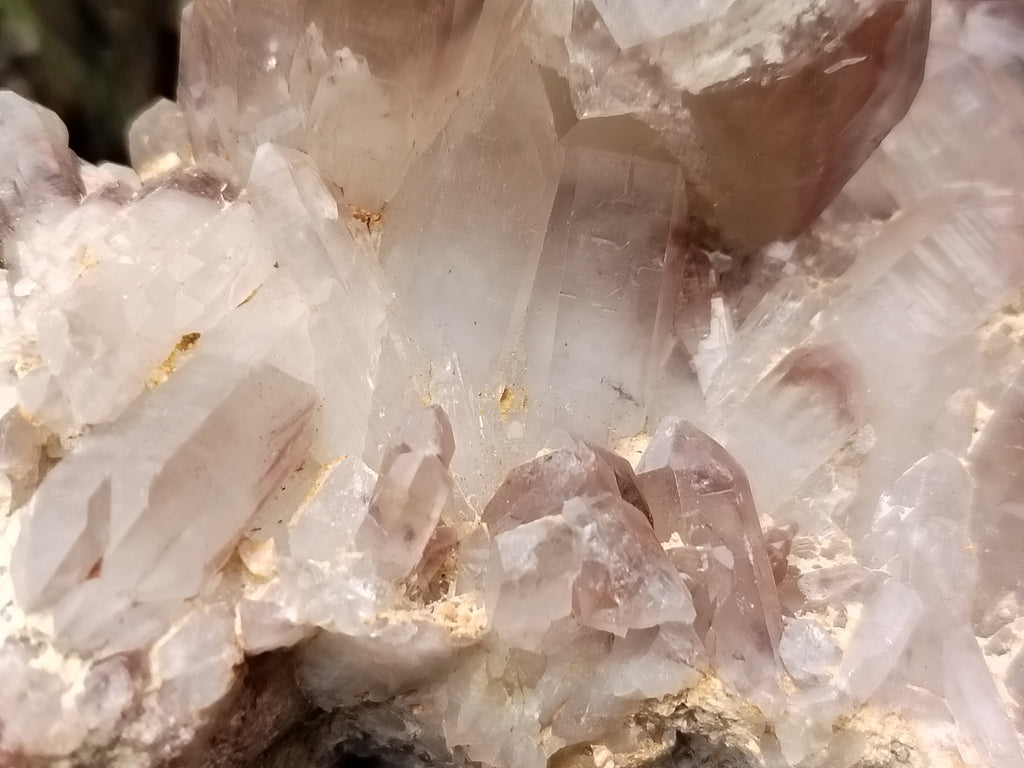 Natural Hematoid Quartz Clusters x 2 From Zambia - Toprock Gemstones and Minerals 