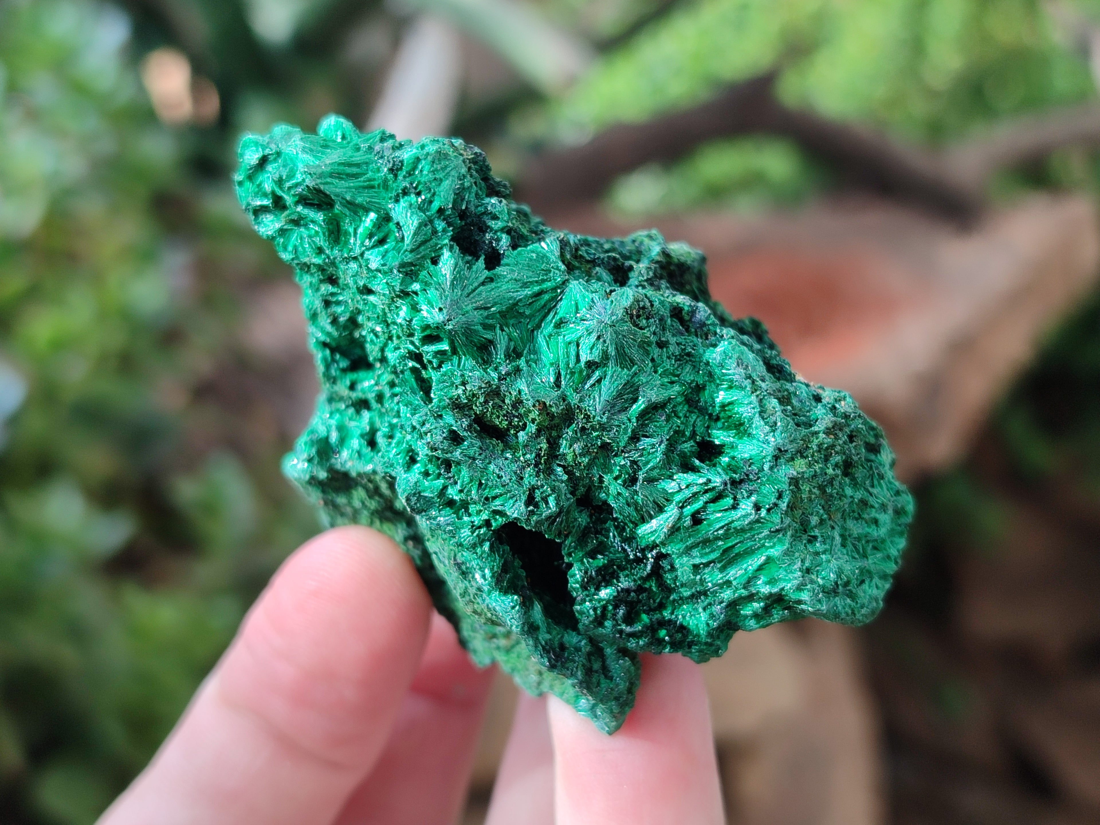 Natural Silky Malachite Specimens x 3 From Kasompe, Congo - Toprock Gemstones and Minerals 