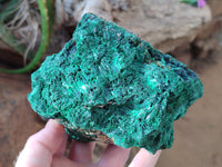 Natural Silky Malachite Specimens x 3 From Kasompe, Congo - Toprock Gemstones and Minerals 