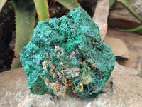 Natural Silky Malachite Specimens x 3 From Kasompe, Congo - Toprock Gemstones and Minerals 