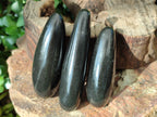 Polished Black Basalt Massage Wands x 12 From Madagascar - Toprock Gemstones and Minerals 