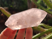 Polished Double Terminated Rose Quartz Points x 6 From Ambatondrazaka, Madagascar