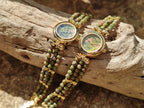 Hand Made Unakite Wristwatches x 2 From South Africa - Toprock Gemstones and Minerals 
