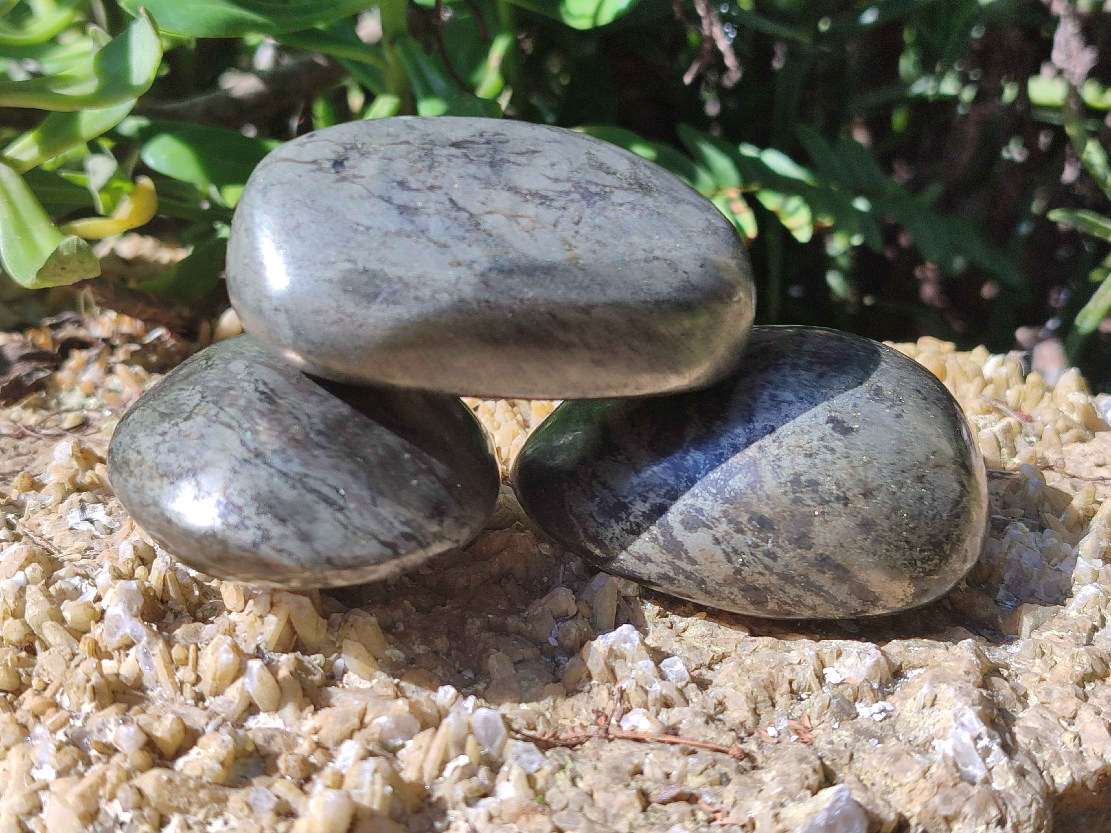 Polished Pharaoh Stone Free Forms x 6 From Zimbabwe - Toprock Gemstones and Minerals 