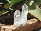 Polished Clear Quartz Crystals x 12 From Madagascar - Toprock Gemstones and Minerals 