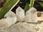 Polished Clear Quartz Crystals x 12 From Madagascar - Toprock Gemstones and Minerals 