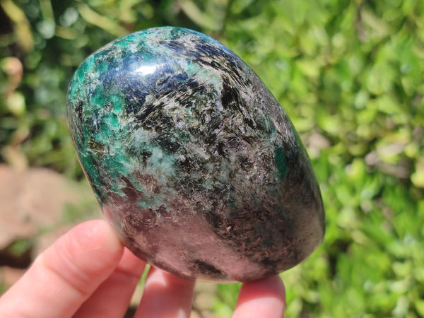 Polished Rare Emerald Mica In Matrix Standing Free Forms x 6 From Mutoko, Zimbabwe - Toprock Gemstones and Minerals 