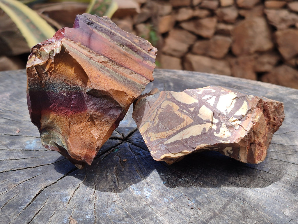 Natural Nguni Jasper Cobbed Specimens x 6 From Prieska, South Africa - Toprock Gemstones and Minerals 